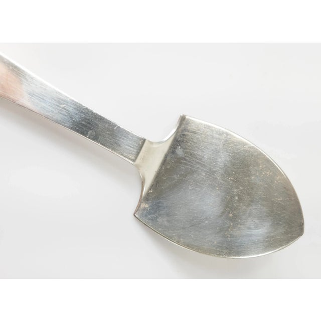 Mid-Century Modern Sterling Silver Server in Pyramid Pattern by Georg Jensen For Sale In New York - Image 6 of 9