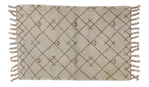 1970's Moroccan Rug- 4' X 6'
