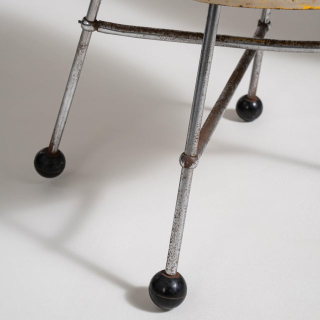 Pair of Mid-Century Modern Upholstered Chairs, Antique, France, Circa 1960 For Sale - Image 10 of 13