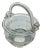 Venetian Glass Basket Bowl For Sale