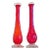 Barovier and Toso Carnelian Red Murano Glass Vase For Sale