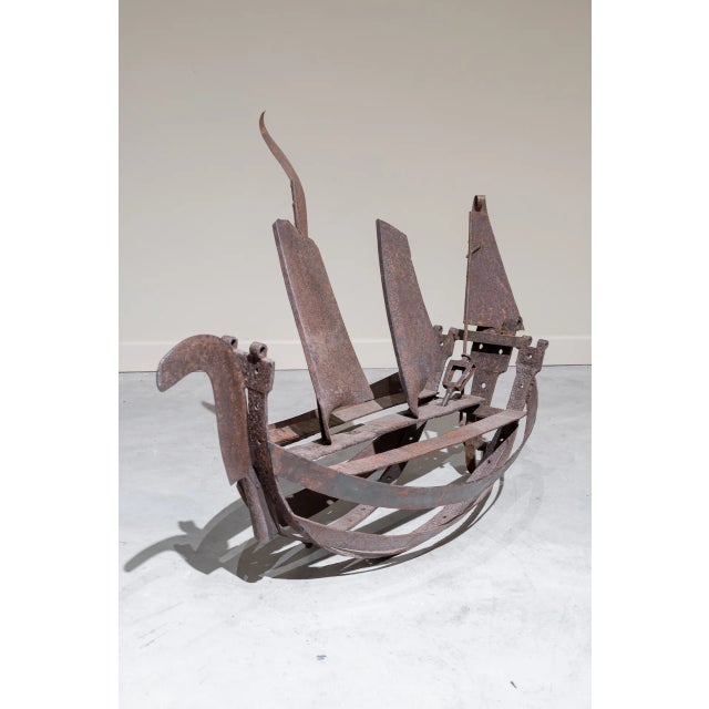 Large Galleon in Iron, 20th Century For Sale - Image 3 of 9