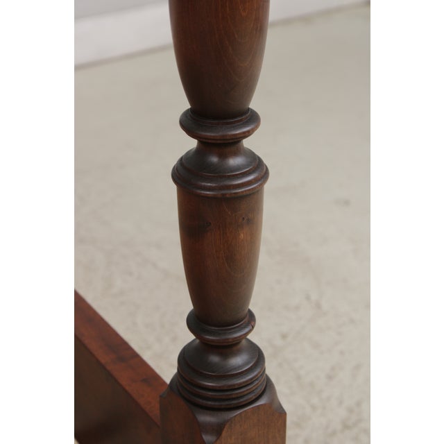 Bench Made Custom Cherry Queen Size Country Poster Bed For Sale - Image 12 of 17