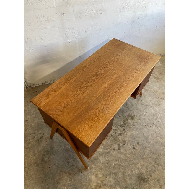 1960s Danish Mid Century Modern Desk For Sale - Image 5 of 12