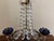Early 20th Century Gustavian Crystal Girandole With Cobalt Glass and Marble For Sale - Image 9 of 13