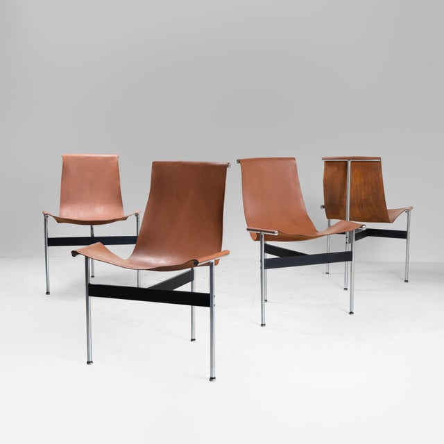 T-Chair by Katavolos, Kelley and Littell for Icf De Padua, 1960s, Set of 4 For Sale - Image 14 of 14