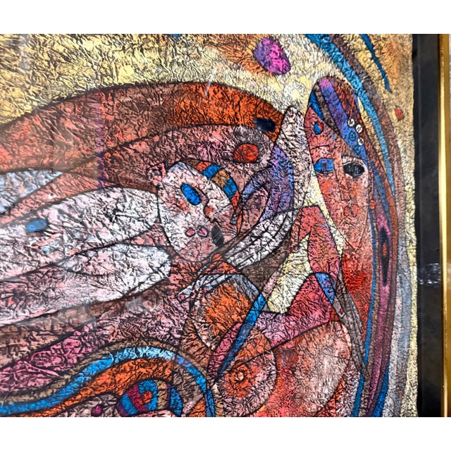 Paint Jiang Tiefeng, Large Original Mixed Media Painting on Rice Paper Chinese Artist Jiang Tiefeng For Sale - Image 7 of 18