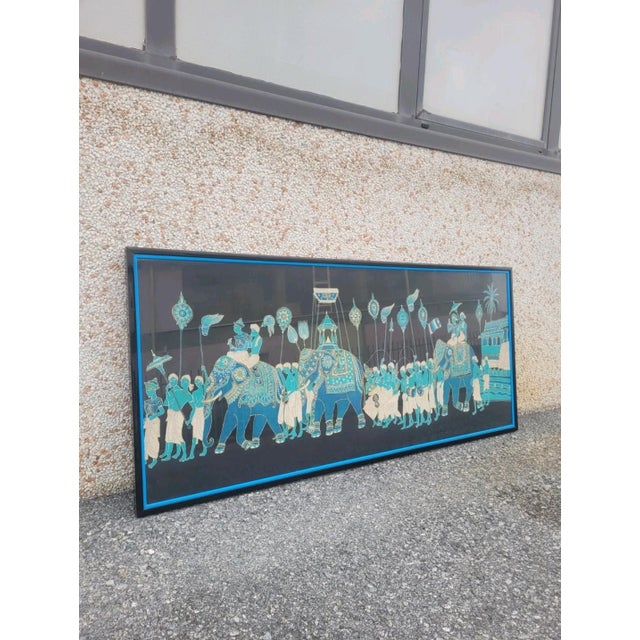 Vintage Ethnic Batik, 1970s, Textile For Sale - Image 11 of 11