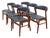 Mid Century Modern Vintage Teak Danish Dining Chairs X 6 For Sale