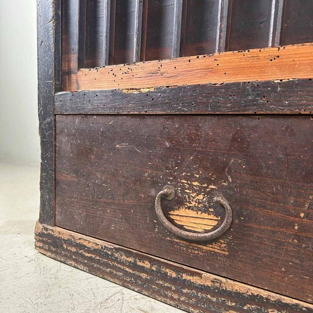 Japanese Meiji Period Tansu Storage Cabinet For Sale - Image 9 of 17