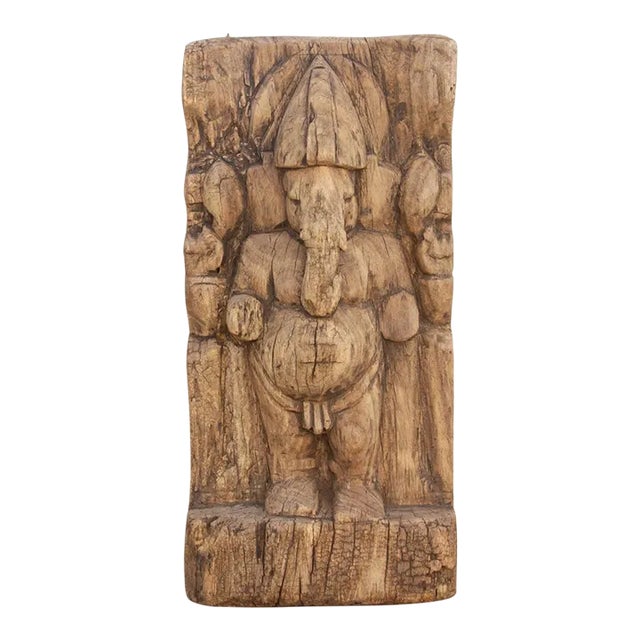 Antique Nepalese Carved Ganesha For Sale