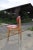 Midcentury Hungarian Chair with Red Faux Leather, Circa 1960s