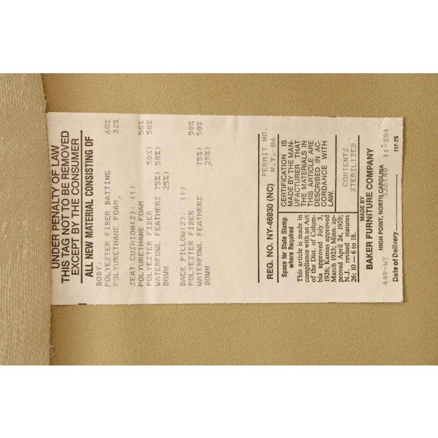 Late 20th Century Baker Furniture French Louis XV Style Fauteuil Armchair For Sale - Image 5 of 12