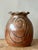 Abstract Vintage Boho Original Studio Pottery Ruffle Vase For Sale - Image 3 of 10