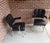 A pair of metal armchairs designed by Warren McArthur (1885-1961) and made by Warren McArthur Corporation for Chrysler...
