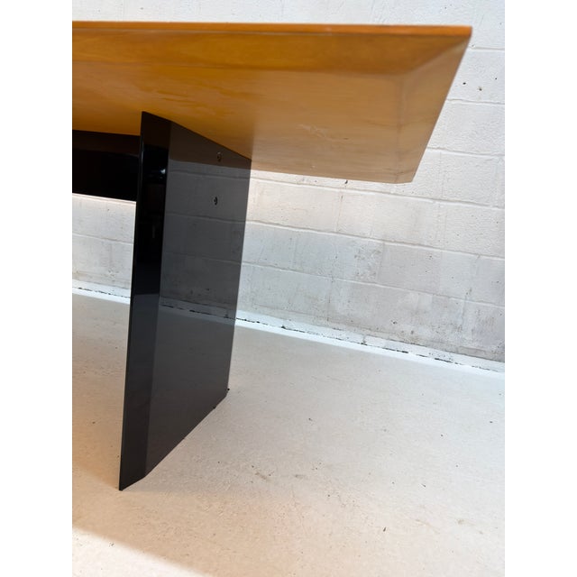 1980s Italian Geometric Dining Table Attributed to Giovanni Offredi for Saporiti For Sale - Image 10 of 16