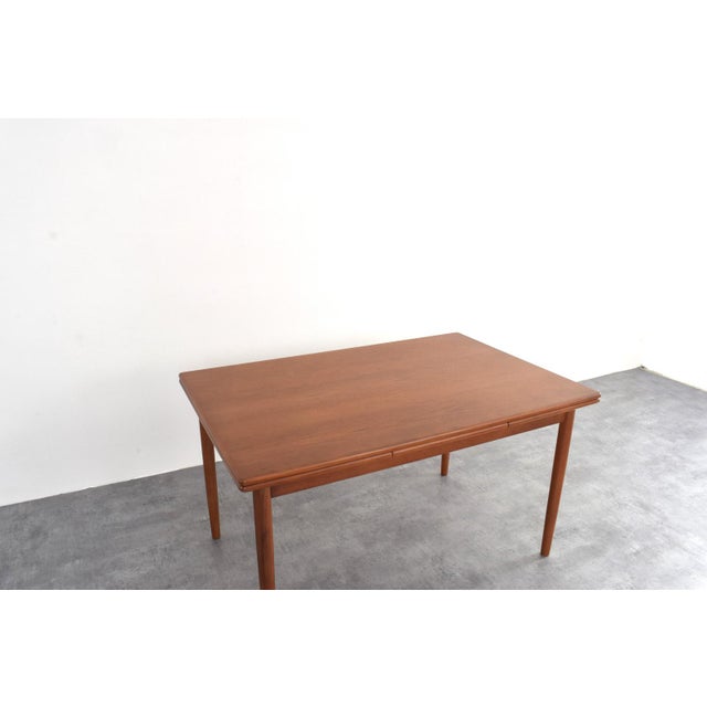 Mid-Century Modern Danish Extendable Dining Table in Teak, 1960s For Sale - Image 11 of 16