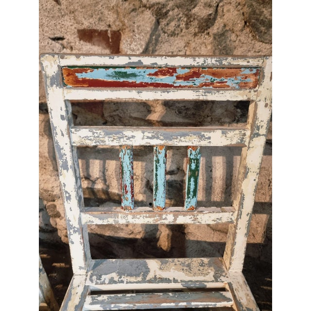 Mid-Century Modern Vintage French Beechwood Chairs, 1950s, Set of 6 For Sale - Image 3 of 17