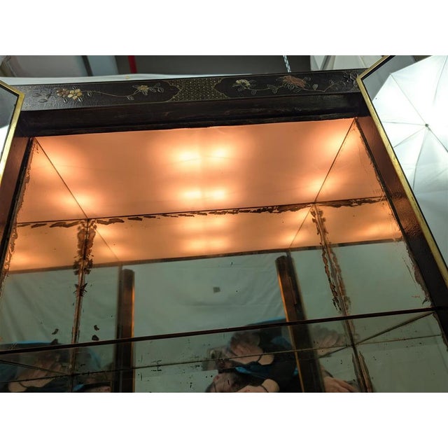 Handcrafted Chinese Bar Cabinet with Lighting For Sale - Image 17 of 18