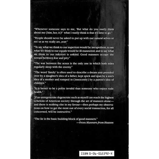 Traditional "Manners From Heaven a Divine Guide to Good Behaviour" 1984 Crisp, Quentin For Sale - Image 3 of 5