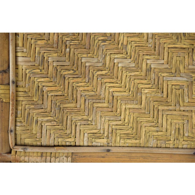 Vintage German Rattan Lounge Chair with Extendable Ottoman, 1930s For Sale - Image 4 of 18
