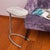 Gray Narrow Marble Top Side Table from Forzini For Sale - Image 8 of 13