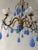 Lavender Purple Opaline Drops Beads French One of a Kind Chandelier Rare For Sale - Image 9 of 10