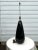 Art Deco Black Ceramic Large Table Lamp For Sale In Houston - Image 6 of 12