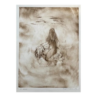 1974 Margaret Friedlander Female Nude Etching For Sale