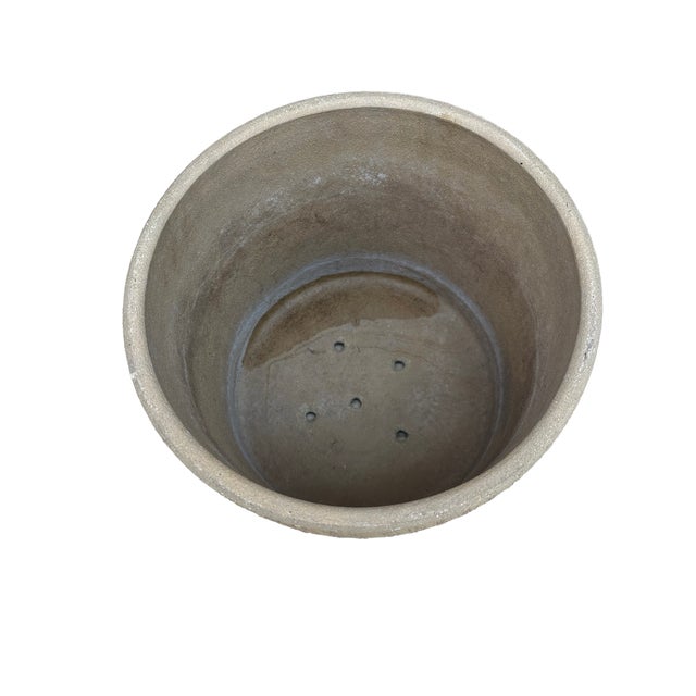 Mid Century Gainey AC 12 & AC 8 "Nuts & Bolts" Sgraffito Pottery Planters - a Pair For Sale In Houston - Image 6 of 9