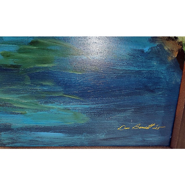2020s Original Florida Painting on Canvas, Dan Bennett For Sale - Image 5 of 6