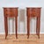 This is an elegant pair of petite oval side tables that is perfect for smaller spaces. Each table measures 15.75” wide,...