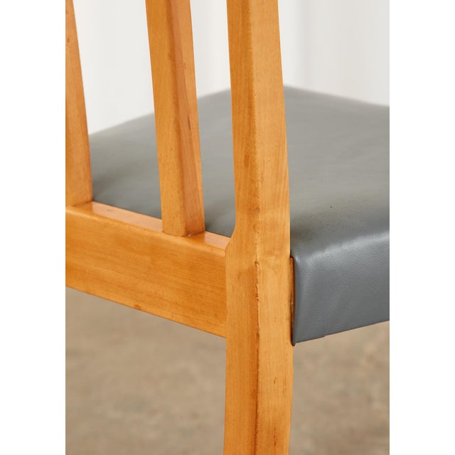 Set of Six Eliel Saarinen Birch Dining Chairs For Sale - Image 11 of 12