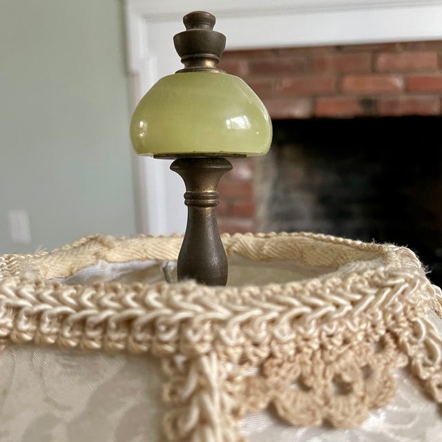 1970s French Bronze Marble Table Lamp For Sale - Image 9 of 12