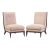 William Switzer Chaise Apollon Collection Armless Slipper Chairs - Pair For Sale