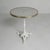 Cream Bistro Table with Cast Iron Legs and Marble Top, 1920s For Sale - Image 8 of 18