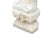 Chinese Oriental Distressed White Marble Stone Carved Sitting Buddha For Sale - Image 10 of 12