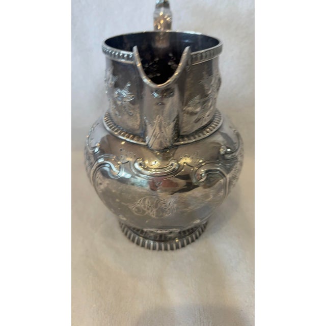 Early 20th Century Silver Plated Water Pitcher For Sale In New York - Image 6 of 7