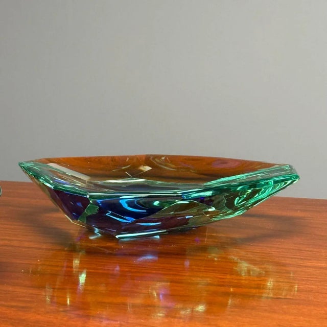 Max Ingrand, Fontana Arte, Mid-Century Modern, Ashtray, Cut Crystal, 1960s For Sale - Image 9 of 10