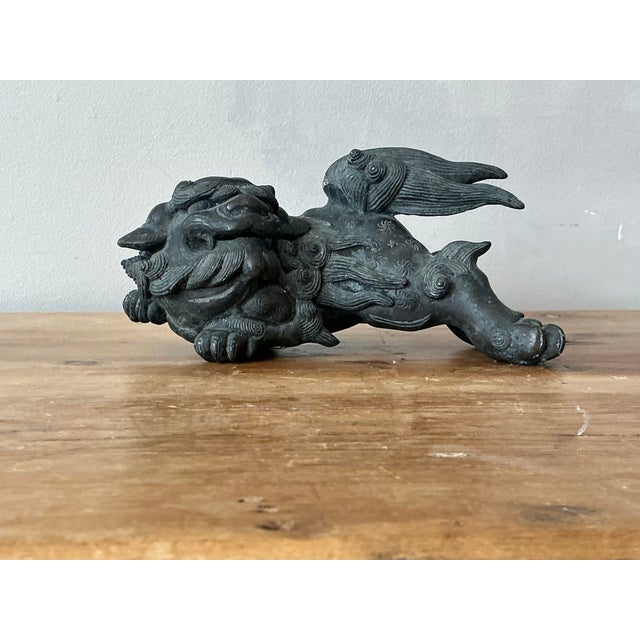 Vintage Asian Lion Censer For Sale - Image 10 of 12