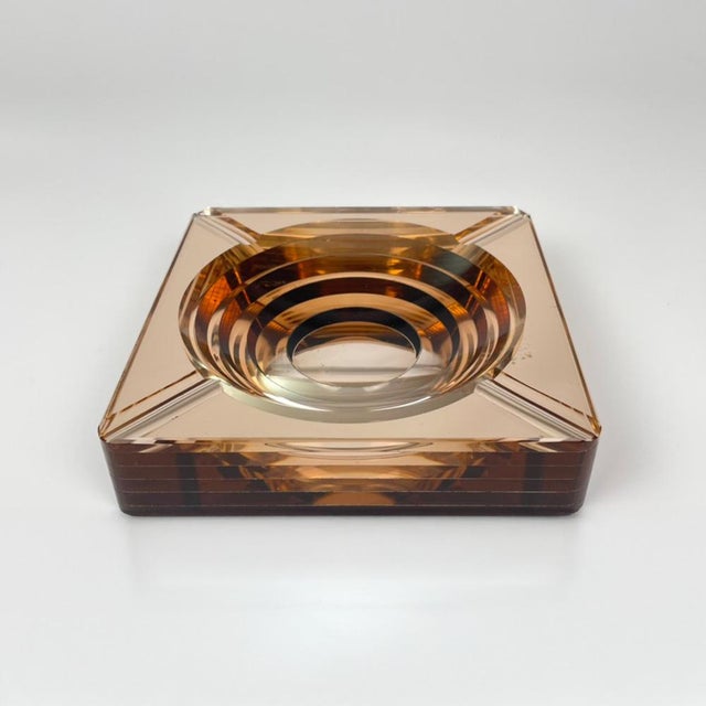 Copper Saint-Gobain Glass Ashtray by Jean Luce, 1920s For Sale - Image 8 of 8