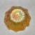 Amber Vintage Indiana Glass Marigold Carnival Glass “Sunflower” Ruffled Bowl For Sale - Image 8 of 9