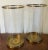 Large Ralph Lauren Brass and Glass Hurricane Pillar Candle Shades - a Pair For Sale In New York - Image 6 of 12