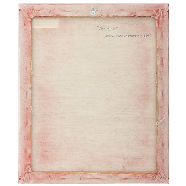 Damien Hirst Exhibited Vintage Abstract, Expressionist, Op Art, MCM Painting on Canvas, Peter C. Petersen, 2000 For Sale - Image 4 of 6