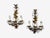 Neoclassical 1950sFrench Marie Therese Style, Cherub Wall Sconces, Gilt-Brass, Crystal - a Pair For Sale - Image 3 of 12
