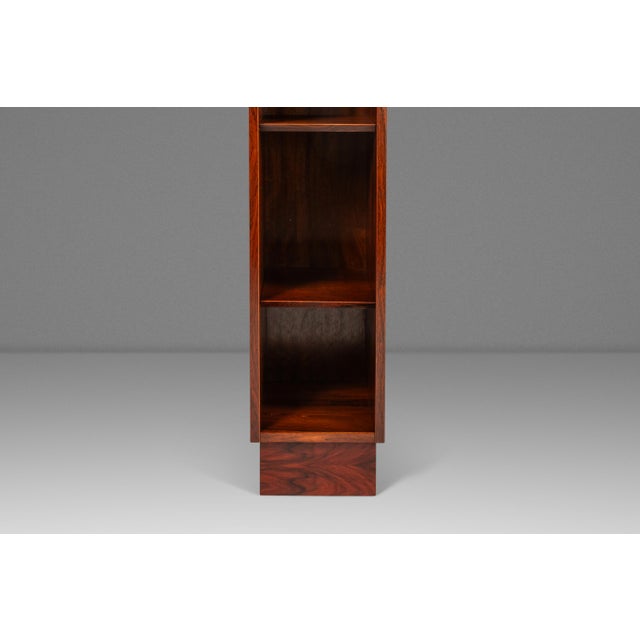 Danish Mid-Century Modern Free-Standing Bookshelf in Rosewood Attributed to Ejvind Johansson, Denmark, C. 1960s For Sale - Image 10 of 18