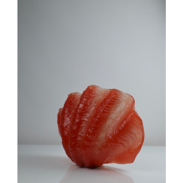 Vintage Sculptural Resin Shell Wall Sconce, 1970s For Sale - Image 4 of 18