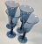 Vintage Candlewick Blue Goblet- Set of Four For Sale - Image 4 of 10