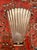 Mid-Century Modern Vintage Art Deco Style Large Silver Metal Scalloped Wall Pockets (Or Standing Vases) || (A Pair) For Sale - Image 3 of 10