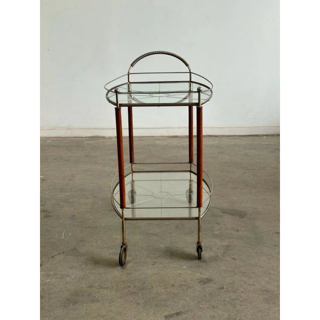 1960s Atomic Bar Cart For Sale - Image 10 of 10